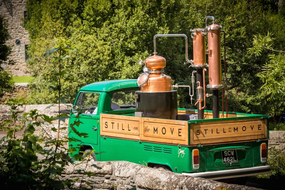 Ginny the mobile gin still